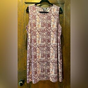 Patterned Shift Dress